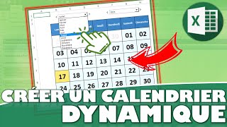 Comment créer un calendrier sur Excel [upl. by Yonina]