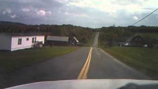 A drive on Gagnon Road Madawaska Maine on September 29 2010 [upl. by Ecirad984]