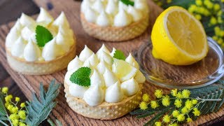 ТАРТ с лимонным курдом и заварным кремом ☆ Lemon tart [upl. by Seafowl]