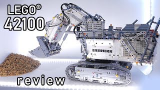 LEGO Technic 42100 Review  Liebherr R 9800 Excavator  LEGO 42100 Test Drive Functionality [upl. by Clarabelle]