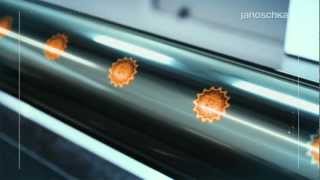 laser etching technology for rotogravure cylinder by Janoschka [upl. by Andaira241]