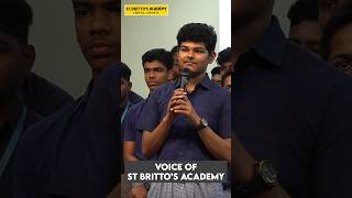 Fun Focused amp Stress free Election Manifesto at StBrittos Academy  Voice of StBrittos Academy [upl. by Endaira]