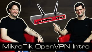 MikroTik Tutorial 22 openvpn Einführung deutsch [upl. by Ahsinej]