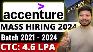 Accenture Off Campus Hiring 2024 Fresher  Accenture hiring  Apply online  Job4freshers [upl. by Solhcin]