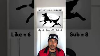 How many dogs 🐕 can you spot question illusion riddles popularshorts shorts share [upl. by Hait]