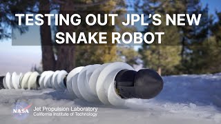 Testing Out JPL’s New Snake Robot [upl. by Hoes]