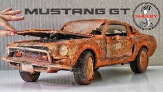 Abandoned 1968 Ford Mustang Shelby GT500 Full Restoration [upl. by Hayne830]