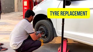 Honda Jazz Tyre Replacement in 2022  Why I Chose Yokohama Tyre [upl. by Ecirtaed]