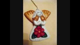 jak zrobic anioła z masy solnejhow to make salt dough angel [upl. by Marigolde]