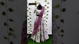 Pretty floral lehenga customizedoutfits dmfororders📥 7337076066 desirecouturestudio [upl. by Aikel166]