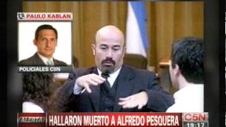 C5N  POLICIALES HALLARON MUERTO A ALFREDO PESQUERA PARTE 1 [upl. by Novelia]