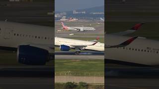 Delta Airlines landing Inchon International Airport delta a350 인천공항 landing [upl. by Gerick]