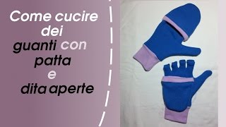 Come Cucire Dei Guanti Pt2 Con Patta E Dita Aperte [upl. by Ravi]