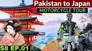 Pakistan to Japan Motorcycle Tour S8 EP01 [upl. by Airdnaxela]