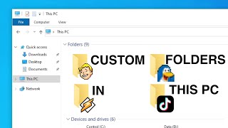 How to delete or add Folders in quotThis PCquot Explorer in Windows 10 WinAeroTweaker Guide [upl. by Elyk]