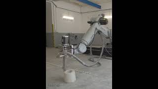 Non Planar 3D Concrete Printing 3dprinting robotics design [upl. by Laersi]