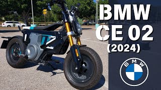 QuickieProbefahrt mit ElektroMotorrad BMW CE 02 2024  VLOG 528 [upl. by Ilsa]