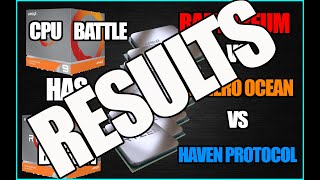 CPU MINING Raptoreum Vs Moneroocean Vs Haven  3 Way RESULTS [upl. by Yerroc809]