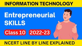 Entrepreneurial Skills Class 10 202223 ONESHOT  Class 10 IT code 402 Unit 4 [upl. by Olinde]