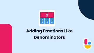 Adding Fractions Like Denominators with Fraction Tiles  Brainingcamp [upl. by Butcher39]