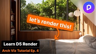 How to Render Realistic Bedrooms in D5 Render StepbyStep  Part 4 [upl. by Wil899]