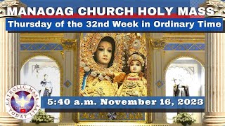 CATHOLIC MASS OUR LADY OF MANAOAG CHURCH LIVE MASS TODAY Nov 16 2023 540am Holy Rosary [upl. by Durwin]