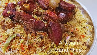 mutton mandi  Arabian Mandi Rice With Smoked Flavour  Mutton Mandi Recipe [upl. by Avruch303]