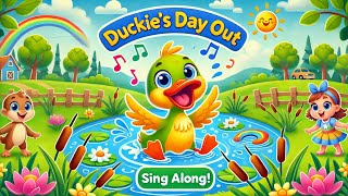 Duckies Day Out 🐥🎶  sing along  kids songs  English cartoon songs videos [upl. by Gaudette]