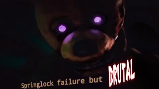 Fnaf movie Springlock failure but slightly brutal SPOILERS [upl. by Greysun]