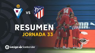 Resumen de SD Eibar vs Atlético de Madrid 01 [upl. by Kloman]