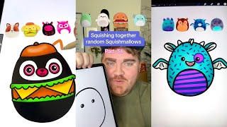 Squishing together Squishmallows Shorts Compilation Parts 3442 Tyler Murphy [upl. by Ramej]