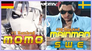 Tekken 8 ▰ Momo 1 Ranked Devil Jin Vs TheMainManSwe 56 Ranked Kazuya ▰ Player Matches [upl. by Esidnac]