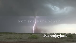 RARE TORNADO ANTICYCLONIC Gorgeous amp EXPLOSION Big Spring TX 05222016 [upl. by Standice420]