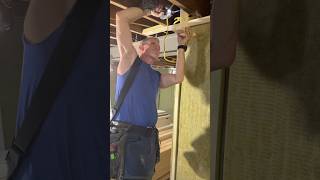 Basement framing tip How to install the top plate in a basement remodel when working alone [upl. by Atsiuqal356]