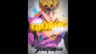 Giorno vs Gojo JJBA vs JJK anime mangaedit capcut jujutsukaisen jojosbizzareadventure [upl. by Shayla790]