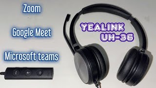 Yealink UH36 Dual  Mono USB Headset  Best Business Headset [upl. by Biebel]