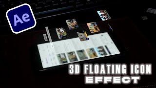 3D FLOATING ICON EFFECT IN ADOBE AFTER EFFECT ll AFTER EFFECT TUTORIAL 2024 [upl. by Ansell]