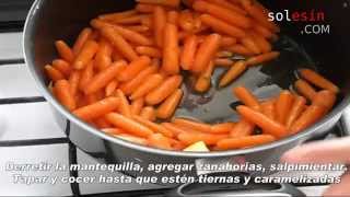 Zanahorias salteadas con mantequilla [upl. by Thielen]