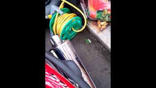 K1200rs Exhaust Modification before and after clips [upl. by Omor]