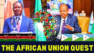 The African Union Chairman Battle Will Kenyas Raila Odinga beat Djiboutis Mahamoud Ali Youssouf [upl. by Katt793]