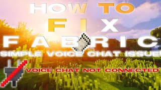 How to fix Simple Voice Chat Mod for Fabric ONLY Aternos [upl. by Gardell]