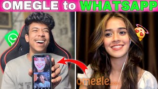 OMEGLE TO WHATSAPP 😍  RAMESH MAITY [upl. by Shamma]