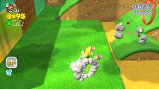 Super Mario 3D World  Mundo 2  4  Estrellas y Sello [upl. by Volkan]