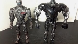 Real Steel 2Pack Atom Vs Zeus Figure Review [upl. by Eslehc117]