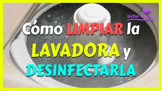 Cómo LIMPIAR la LAVADORA y desinfectarla por dentro con Vinagre y Bicarbonato [upl. by Chilcote]