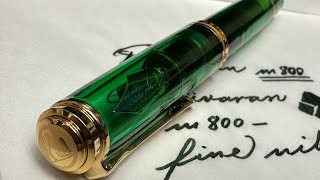 Pelikan M800 2023 Green Demonstrator Quick Look Full Review Coming Up [upl. by Olbap]