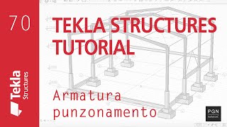 Tekla Structures Tutorial 70 ITA  Armatura Puzonamento [upl. by Wini]