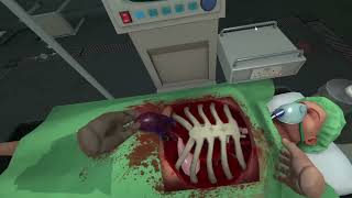 surgeon simulator vr perfect surgery no blood loss [upl. by Orsola]