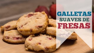 Galletas Suaves de Fresa [upl. by Llorre]