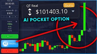 70 to 101000 with AI TRADING on POCKET OPTION Check and Verdict [upl. by Alphonso]